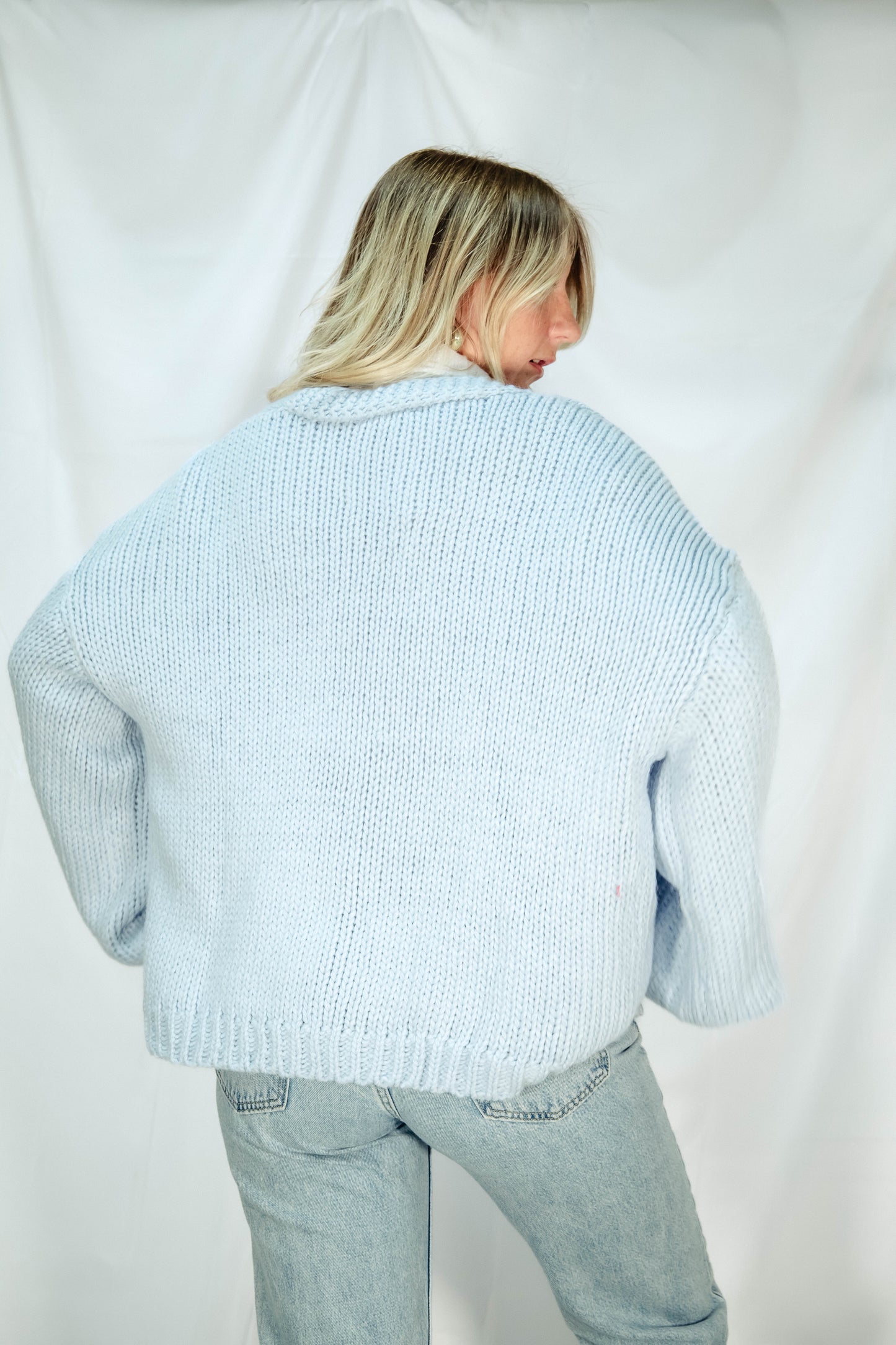 Baby Blues Bow Sweater