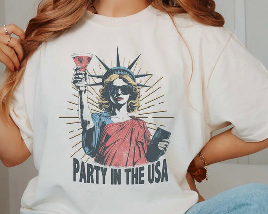 Party in the USA Comfort Colors Tee