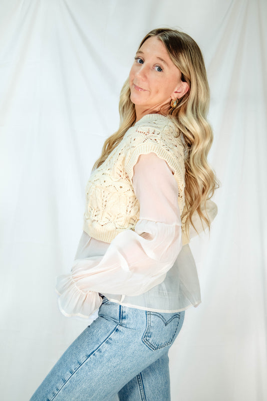 Crochet Layered Top