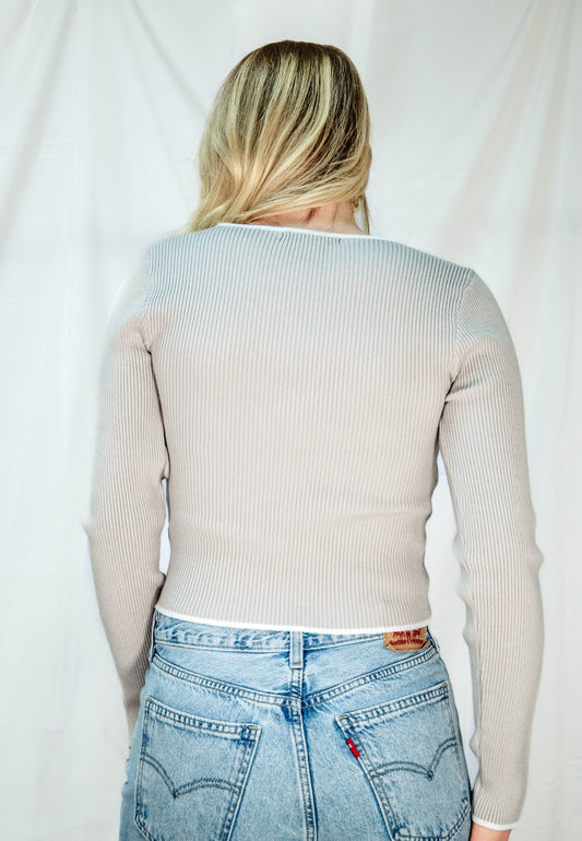 Fitted Sweater Top