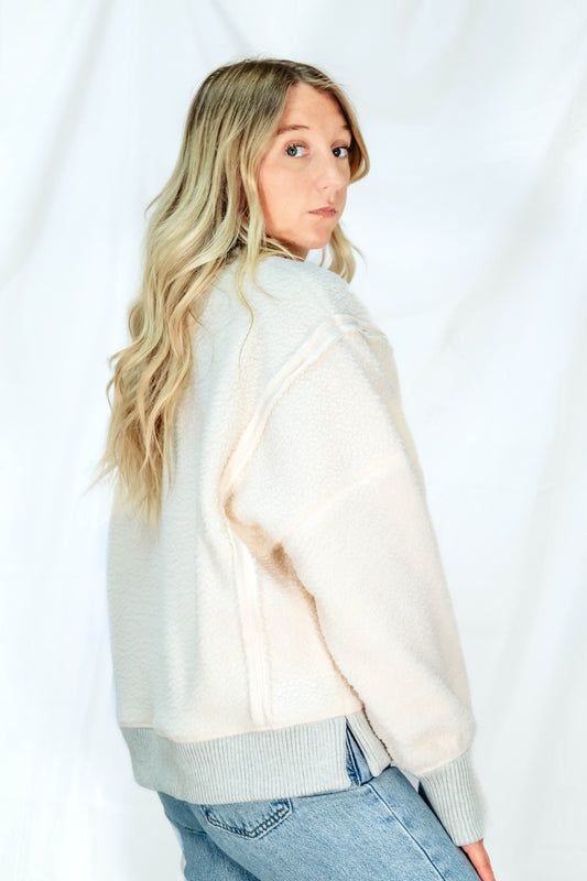 Oversized Fleece Pullover