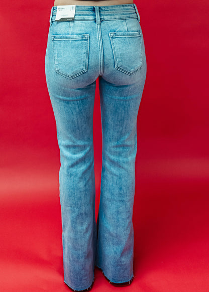 Mid-Rise Flare Jeans